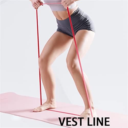 YCFBH Еластична, Фитнес лента за тренировка на цялото тяло, Эспандер, Обучители и пръчки за практикуване на тренировките с тежести (Цвят: E, размер: 1)