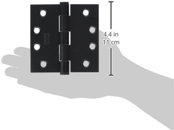 Двойка линии от тежка рамка от стомана 4 X 4 С Черно Прахово покритие - Съвет на бутона