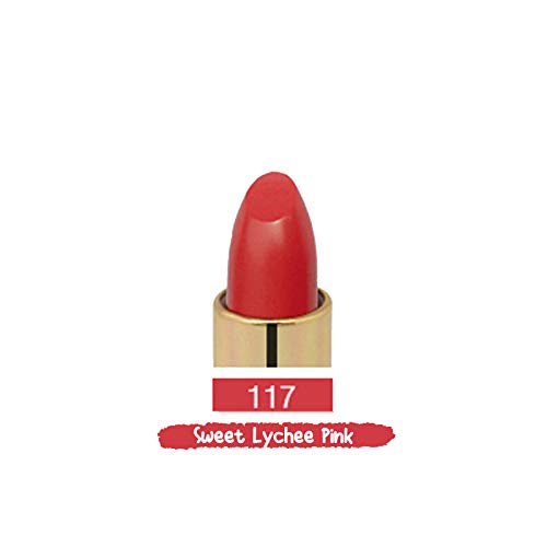 Vov Castledew Color Shot Lipstick Налага Ключова червило Върху нюанса гланц за устни (06 Sweet lychee Pink)
