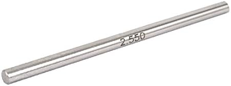 X-DREE Диаметърът на цилиндрите е 2,55 мм, дължина 50 mm Измервателен щифт, Манометър с чекмедже за съхранение (диаметър