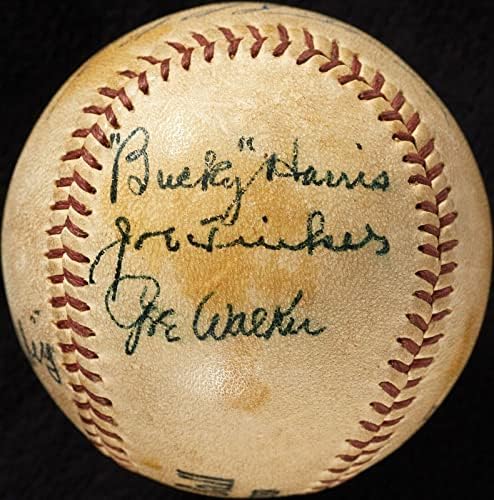 Джо Тинкер е Включен в Залата на славата на бейзбол с множество автографи на Chicago Cubs, декември 1948 г., JSA COA
