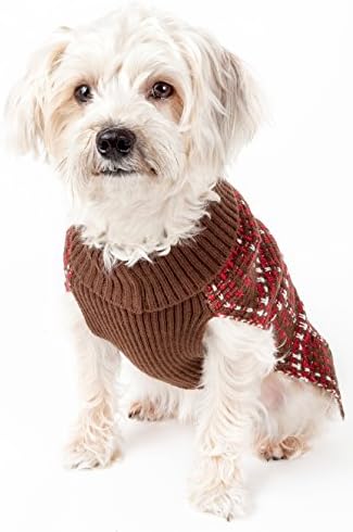 Пуловер за домашни любимци Домашни любимци Life ® Симфония Static - Дизайнерски Пуловер за кучета с Плътни плетени с