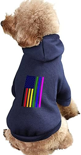 Флаг на ЛГБТ-гей-Прайда, Hoody с Качулка за Кучета, Пуловер, Hoody, Дрехи за Домашни Любимци, Дрехи с Качулка, Палта