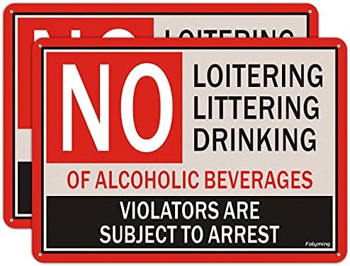 2 Опаковане на Знаци Не се бавя, не е боклук, не распивать алкохолни напитки Нарушителите подлежат на арест Знак на 10