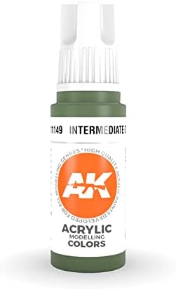 Акрилни Междинен продукт AK-Interactive 3-то поколение Зелен 17 мл