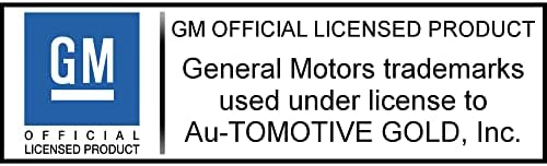 Компания Automotive Gold, INC. Официално Лицензиран Комплект Хромированных черни Акрилни регистрационен номер за Cadillac