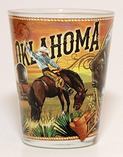 Стъклена Чаша за стенни стенописи на щата Оклахома