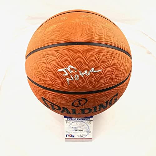 J. D. NOTAE подписан Баскетболен PSA /DNA Arkansas Razorbacks с автограф - Баскетболни топки колеж с автограф