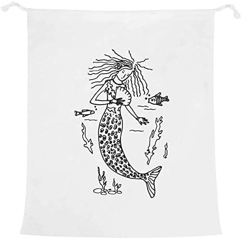 Чанта за пране и съхранение на бельо Azeeda 'Русалка & Fish' (LB00022667)