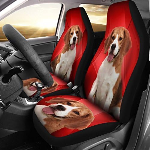 Калъфи за автомобилни седалки Pawlice Amazing Гонче Куче с Червени Принтом