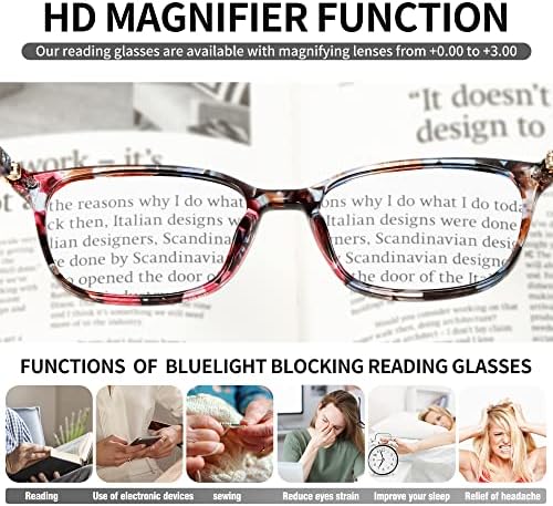 Дамски очила за четене CICIMAX, Блокиране на Синя светлина, белите Дробове, Предпазват от пренапрежение Компютърни Ридеры, с Квадратно стъкло за очи с фотохромной леща