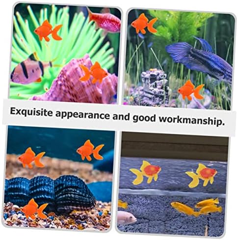 BESTonZON 20 бр., аксесоари за аквариум с изкуствени златни рибки, пластмаса