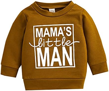 Пуловер с принтом Майка ми е най-добрата за малки момичета, Ризи с дълъг ръкав, Пуловер, Есенно-Зимни Дрехи