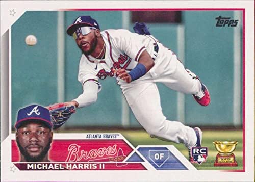 Бейзболна картичка начинаещ Атланта Брейвз 2023 Topps #226 Майкъл Харис II RC