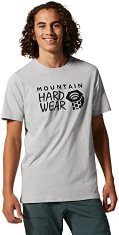 Мъжки Планинска облекло с логото на MHW с Къс ръкав | Класически Лек Памучен тениска