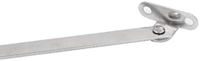 Нов гардероб Lon0167 от метал, надежден, ефективен Панта за панти на вратата на 180 градуса (ляво и дясно), сребърен