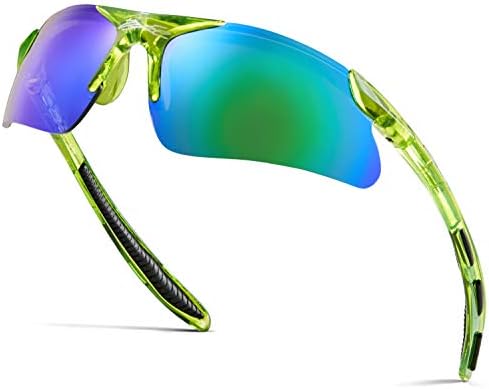X LOOP Детски Спортни Слънчеви Очила за Момчета И Момичета, Възраст Деца 3-10 Години, Бейзболни Велосипедни Очила за