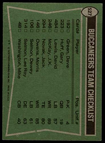 1978 Topps 527 Лидери пирати и списък Морис Оуенс / Айзък Хаггинс / Майк Вашингтон / Дали Рой Селмон Пирати Тампа Бей