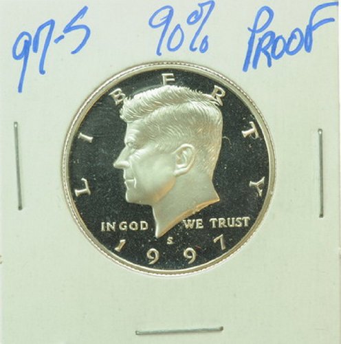 Монетен двор на САЩ, 1997 г. Кенеди, една Сребърна Монета в Полдоллара проба