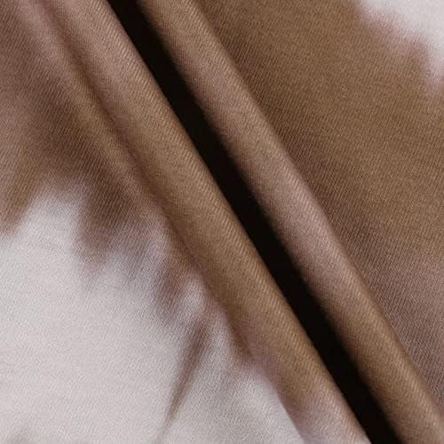 Дамски Рокли Midi, Рисувана Вратовръзка, С Къс ръкав, Дълги до Коленете Рокля с Равенство-Боя, С Къси ръкави, рокли Пролет 2023 98
