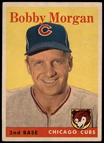 1958 Topps 144 Боби Морган Чикаго Къбс (Бейзболна картичка) VG+ Къбс