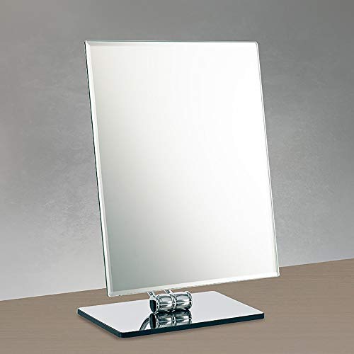 Квадратно Едностранно Сребърно Огледало от Неръждаема Стомана HD + ABS Пластмасова Обвивка Козметично Огледало Домашно
