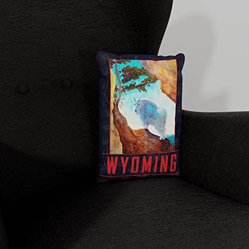 Мека мебел възглавница от изкуствена велур Вайомингского планински козел с картини с маслени бои на художника Кари Plc