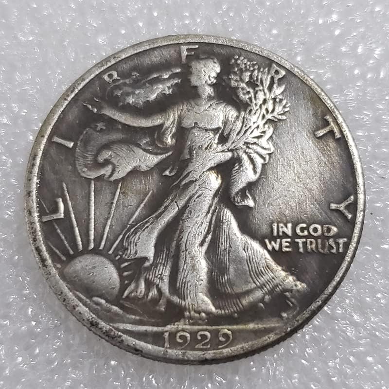Версия на D, S, P 17 Модели 30,5 мм Американската Статуя на Свободата Полдоллара Сребърен долар Монета с Черепа Сребърен