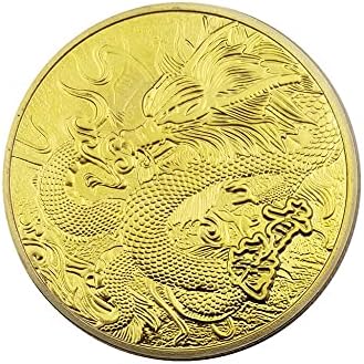 Adacryptocoincryptocurrency Любима Монета Qinglong Възпоменателна Монета Ruiju Tenglong Позлатен Виртуална Монета Занаяти