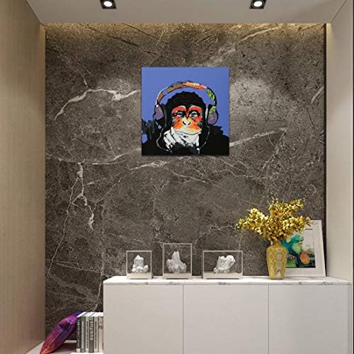 Muzagroo Художествена живопис с маслени бои Маймуна Изкуството на Ръчно рисувани върху Платно Монтиране на Изкуството за Домашен интериор Детска Стая Стенен Декор Жи?