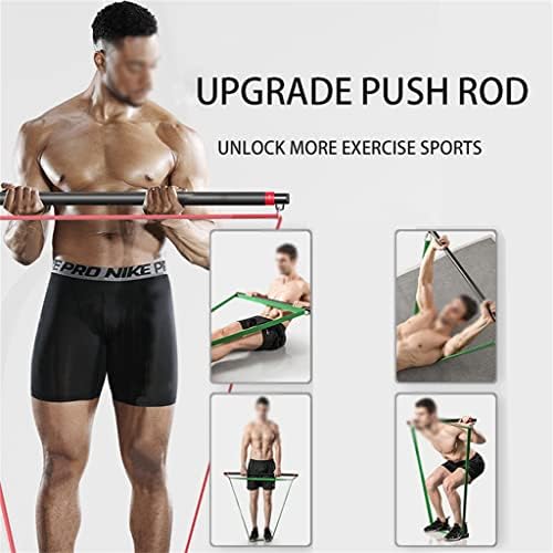 SXDS Еластична, Фитнес лента за тренировка на цялото тяло, Эспандер, Обучители и пръчки за практикуване на тренировките с тежести (Цвят: E, размер: 1)