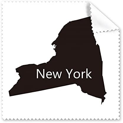 Очертава Карта на Ню Йорк, САЩ Плат За Почистване на Екрана на Телефона за Пречистване на Точки 5шт
