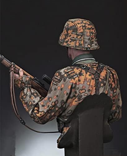 ETRIYE 1/12 Модел Бюст на Героя от смола на Германски Войник на Втората световна война, Монолитен под налягане Модел