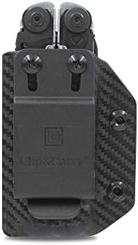 Калъф за мультитула Clip & Carry Kydex за LEATHERMAN Surge - Произведено в САЩ (Мультиинструмент в комплекта не са включени), държач за мультиинструмента EDC, калъф за кобур
