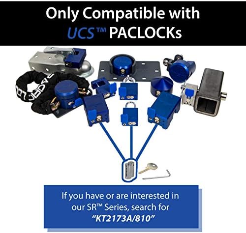Комбиниран комплект ключалки и шайби PACLOCK UCS-7A/810, отговаря на изискванията на законодателството на сащ, 6-пинов