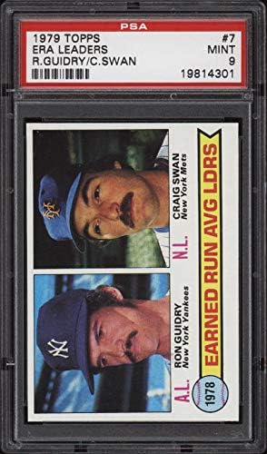 1979 Лидери ера Topps #7 Rv Гидри/К Суон - Метс Янкис - PSA 9-19814301 - Бейзболни картички с надписи