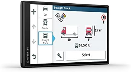 Garmin Dezl OTR500, 5,5-инчов GPS навигатор за камиони, Адаптивни маршрут за движение на камиони и управление на натоварване до док и iOttie Лесно One Touch 5, Таблото и предното стъкло