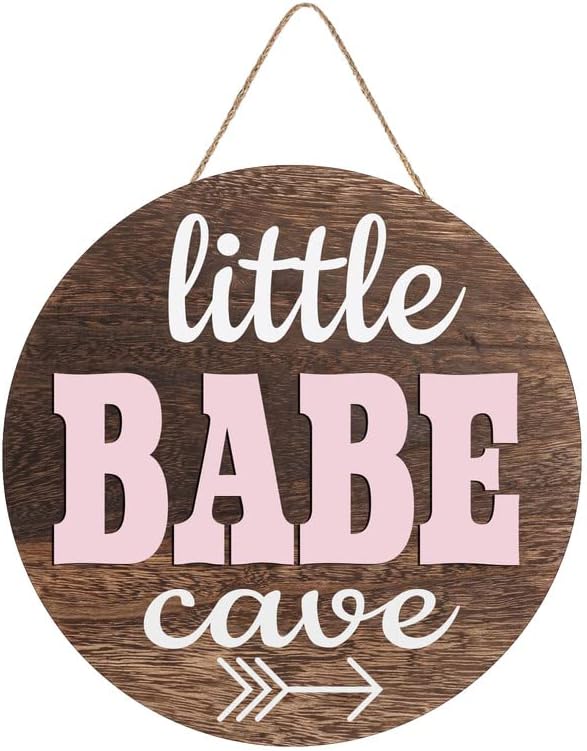 Малката Пещера Бебе Врата Табела за Малки Момчета И Момичета, Детска Стая, Монтиране на Изкуството от Дърво, Спалня за