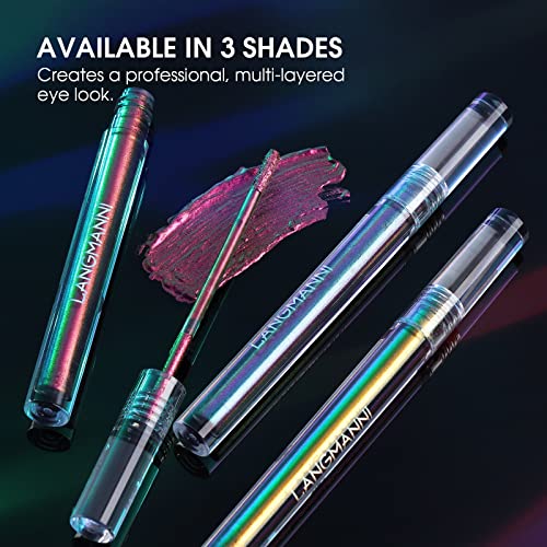 Многоцветни Течни Сенки За очи, 1БР Блестящи Метални Цветни Сенки С Високо Съдържание на Пигменти, Устойчиви Постни Сянка