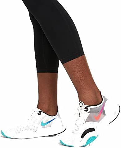 Дамски гамаши, Nike Pro 365 с висока засаждане 7/8 (черно/С завязками, X-Large)
