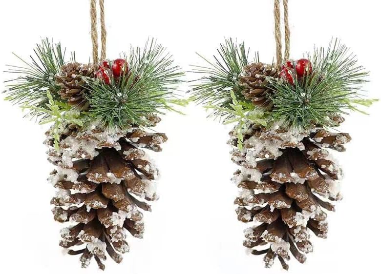 Коледна Клечка от Имел, Коледна Украса Подвесное украса, 7-инчов Подвесное украса от две части Коледно подутини, Подвесная