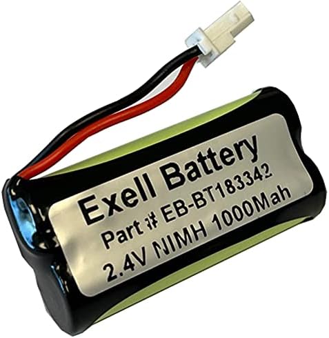 Батерия Exell EB-BT183342 2,4 1000 mah Ni-MH, Съвместим с акумулаторни батерии за безжични телефони BT166342/BT266342 BT162342/BT262342
