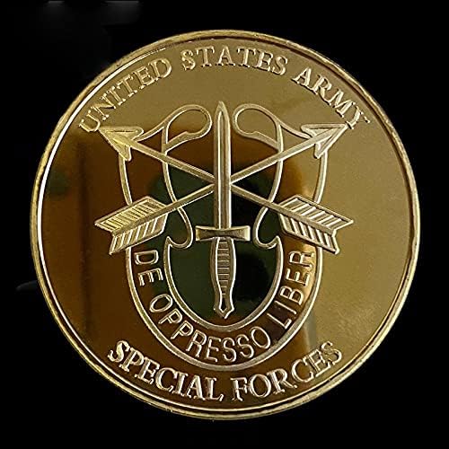 Зелената Барета Армия На Съединените Щати, Сувенирни Монети Специалните Сили, Коллекционный Подарък, Златна Монета-Да