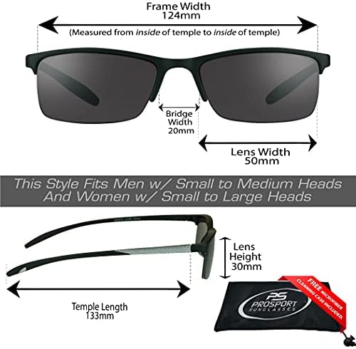 ProSport Очила за четене Оцветени Слънчеви Очила За Четене Без рамки Квадратни Мъжки Дамски НЕ БИФОКАЛНИ