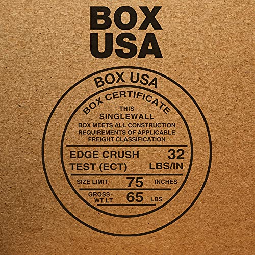 BOX USA 25 Опаковки, Кашони от велпапе, 12 L x 8 W x 12 H, Изработка, Доставка, Опаковане и преместване