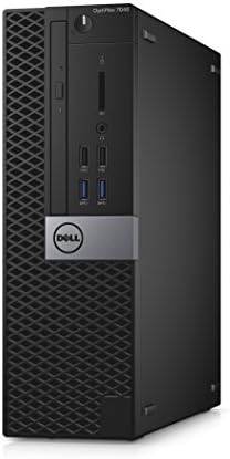 Dell Optiplex 7040 СФФ (малък форм-фактор), Intel Core 6-то поколение i5-6500, 8 GB DDR4, 256 GB SSD, Windows 10 Pro (обновена)
