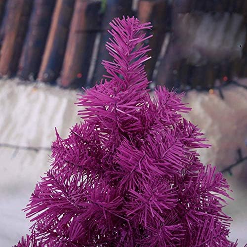 4-Подножието Дългогодишна Коледно дърво, PVC, Прикачени Изкуствено Коледно дърво Премиум-клас, Празнична Украса със Сгъваема