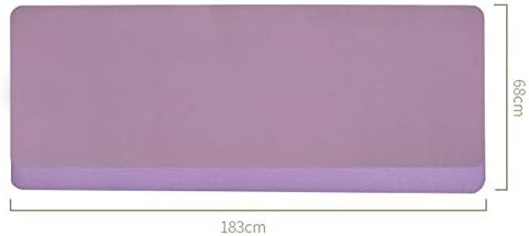 WHYSFX килимче за Йога TPE килимче за йога Нескользящий Утолщающийся По Начинаещ Женски килимче за йога за фитнес от три части (Цвят: сив, размер: 6 мм)