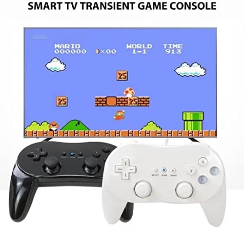 Черен Класически Кабелна гейм контролер Remote Gaming Pro Gamepad Аксесоари за управление Конзола за Nintendo Wii, а не за игри на Nintendo GameCube