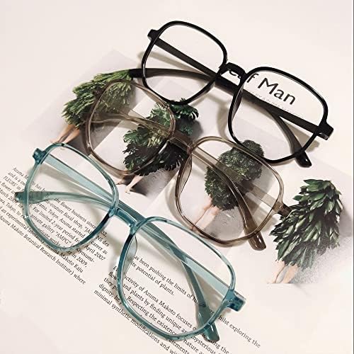 Нови очила за четене голям размер, Компютърно Плоско огледало с антирефлексно покритие, Блокер синя светлина Четци, Удобни очила с висока разделителна способност (